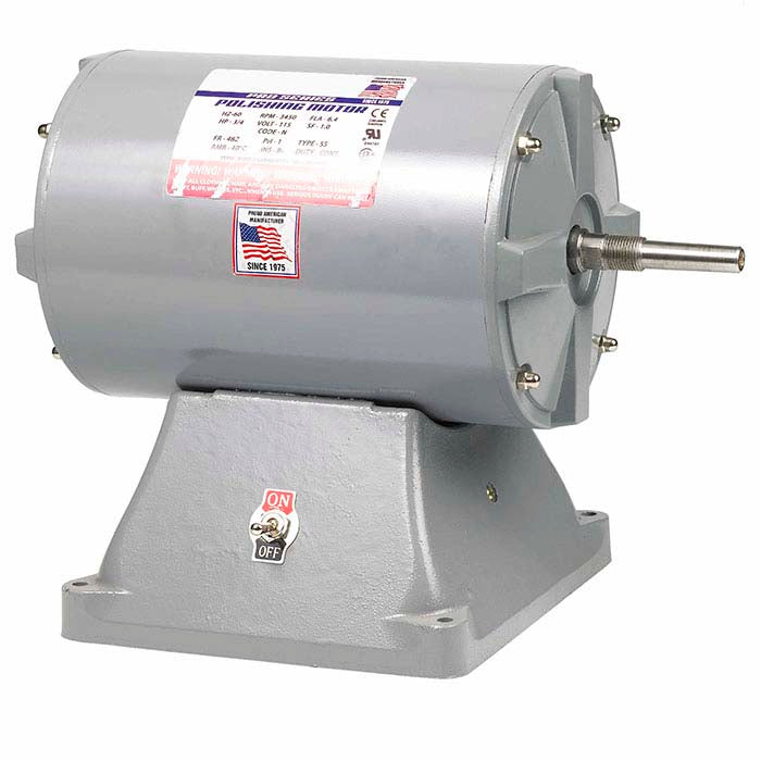 محرك تلميع ذو عمود مخروطي بقطر 15.88 مم من سلسلة Pro، 3/4 حصان