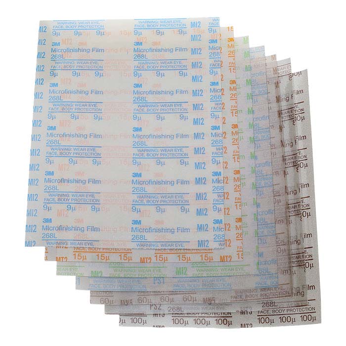 Surtido de película microacabado PSA imperial con adhesivo trasero