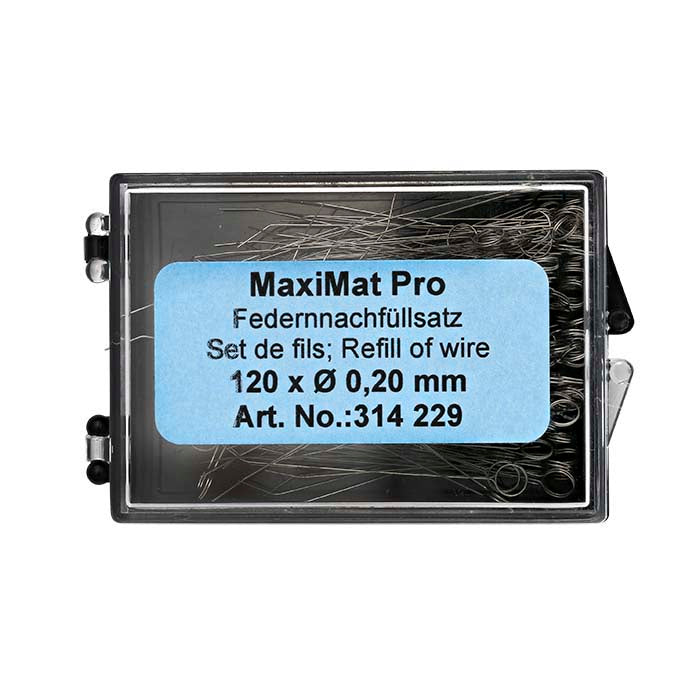 Udskiftningsbørstehår i tråd til MaxiMat teksturbørste, 4", Ekstra-fine (.2mm)