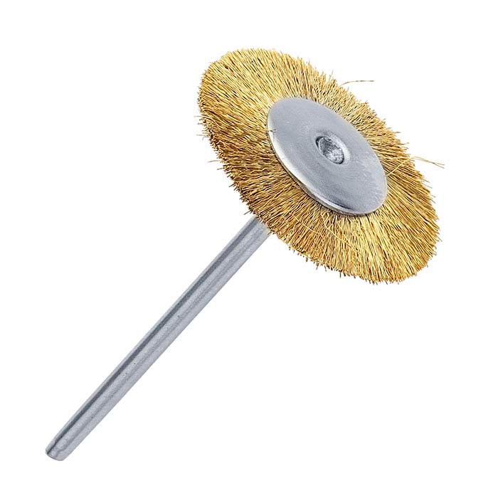 Crimped Brass Brush, Mounted