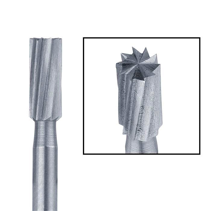 Busch® Tungsten Vanadium Cylinder Single-Cut Bur