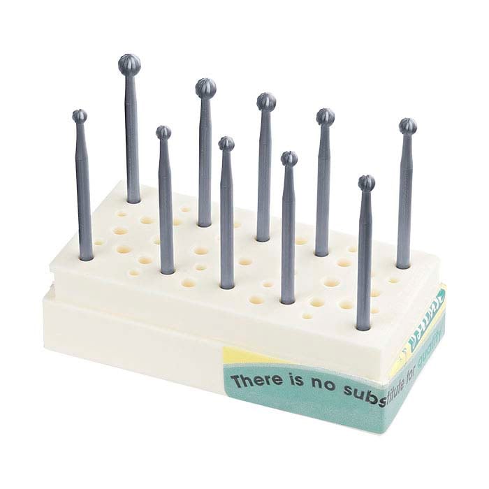 Busch® Tungsten Vanadium Round Bur Set; 2.7