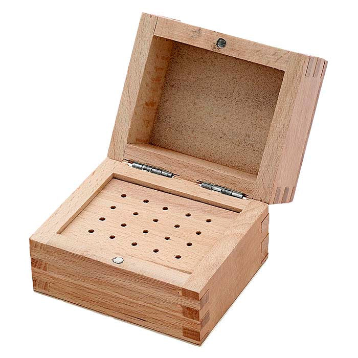 Wood Hinged Bur Organizer Block, 20-Hole