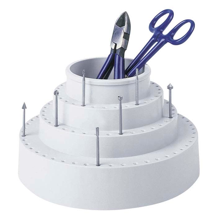 Plastisk roterende bor- og værktøjsorganisator