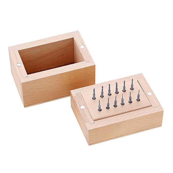 Polierte Spiralbohrer aus Schnellarbeitsstahl, 12er-Set