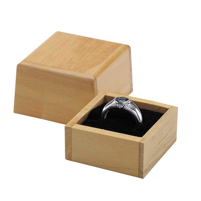 Pine Handmade Ring Gift Box