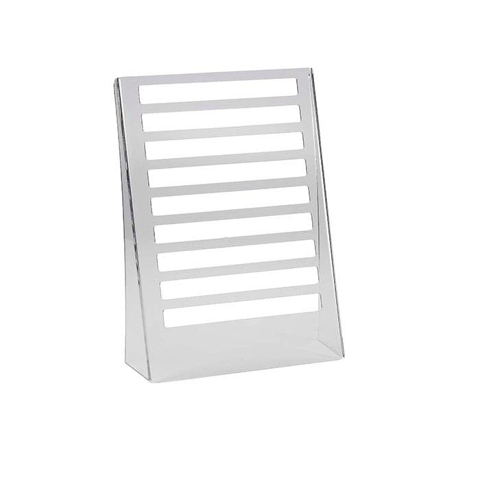 Klar akryl ophængskort display