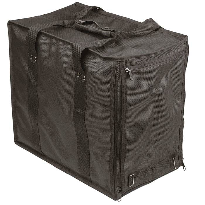 काला सॉफ्ट-साइडेड कैरींग केस