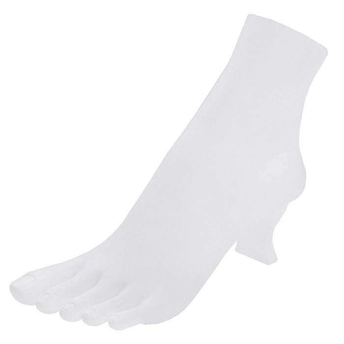 תצוגת רגל מפוליסטירן לבן