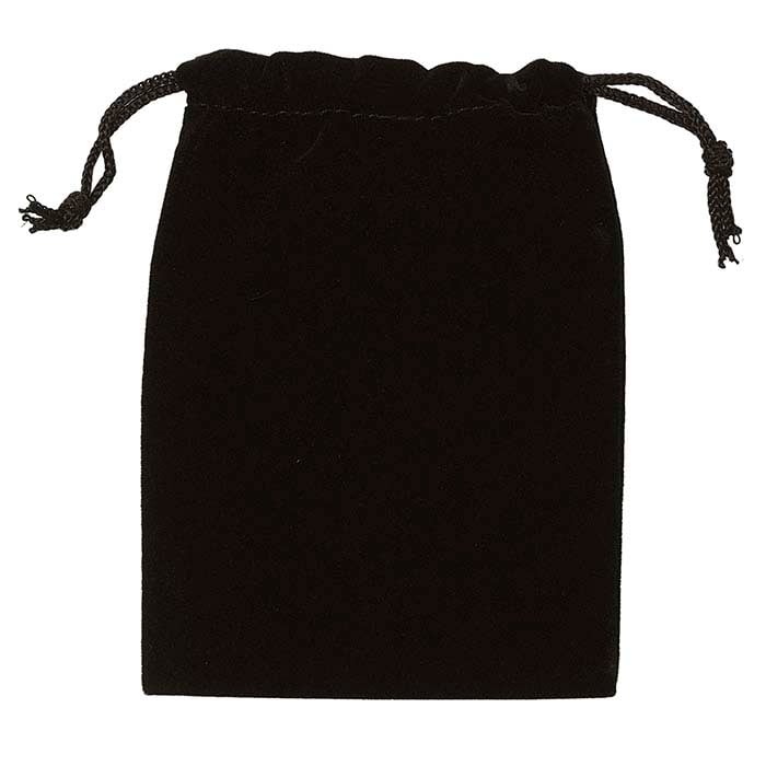 Black Velvet Pouch