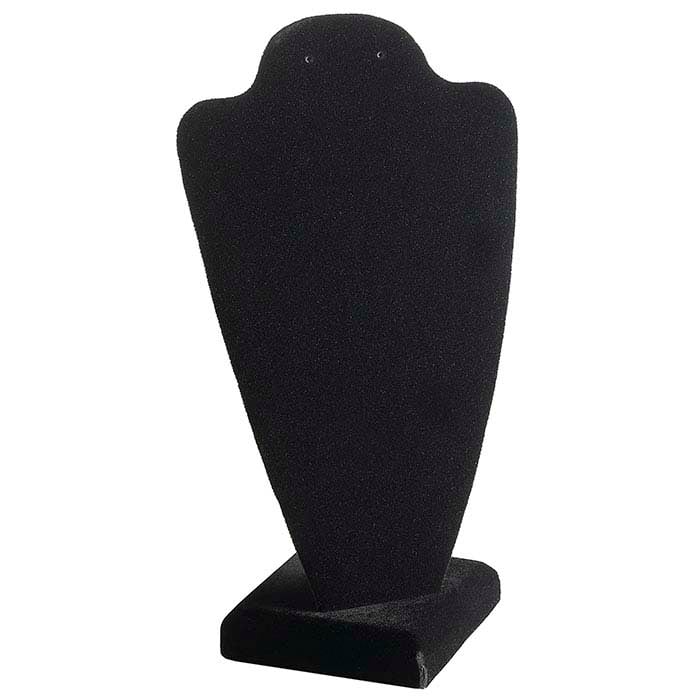 Espositore Deluxe in Velluto Nero per Collane e Orecchini Combinati