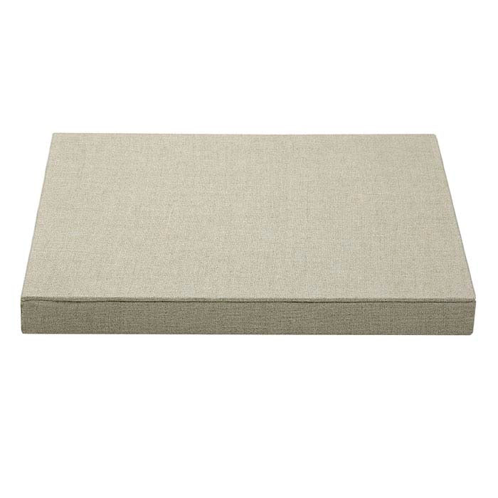 حامل عرض من الكتان الطبيعي