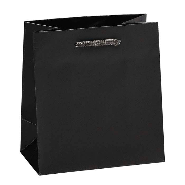 Zwart Gelamineerd Papier Euro-Tas