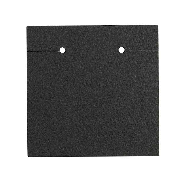 Cartoncino per Orecchini Nero Opaco ad Alta Fessura