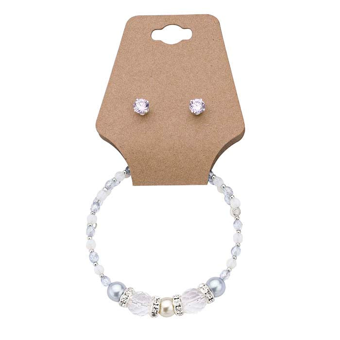 Kraft Matte Paper Combination Jewelry Card