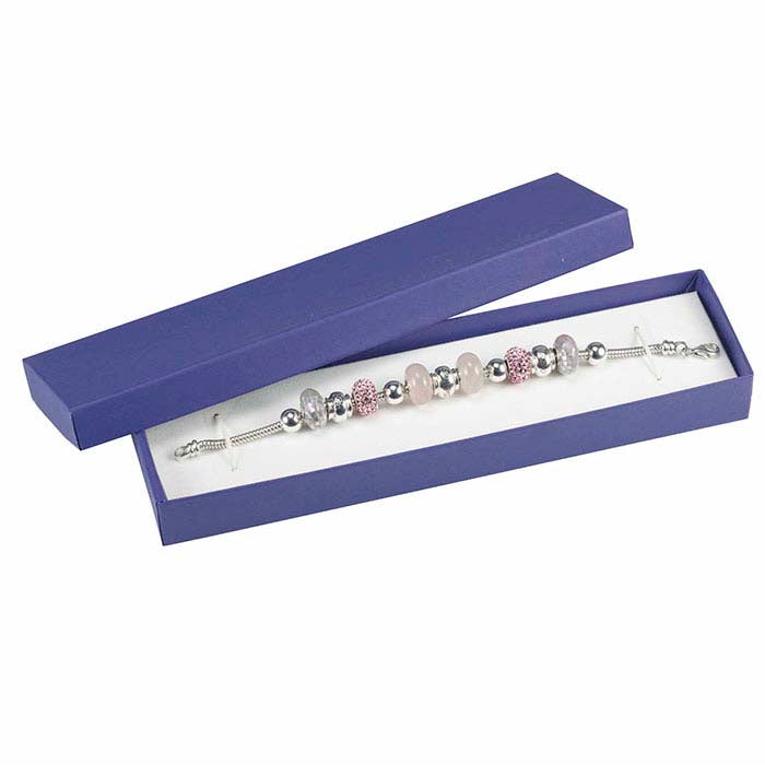 Velour-Flocked 203.2mm x 50.8mm Cardboard Gift Box Insert