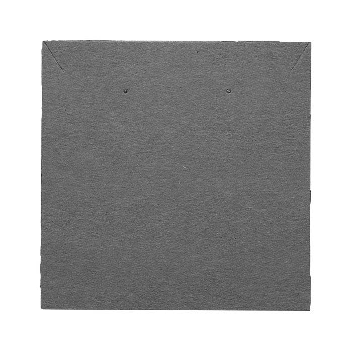 بطاقة إدخال عرض قلادة وأقراط رمادية