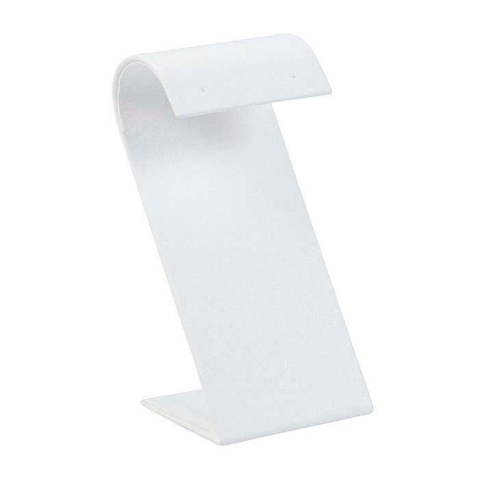White Vienna Faux Leather Earring Display