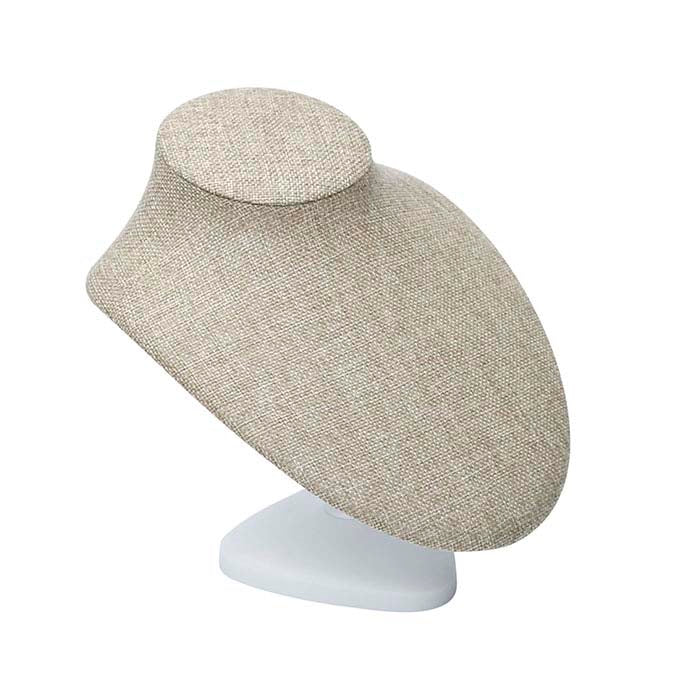 Expositor de Colar Ajustável em Saco de Estopa