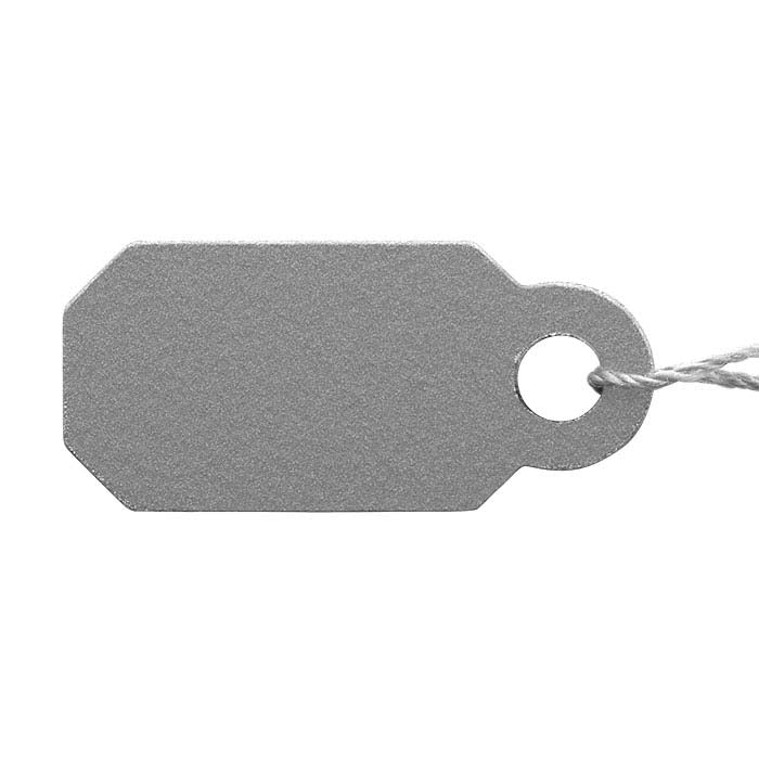 Metallic Plastic String Tag