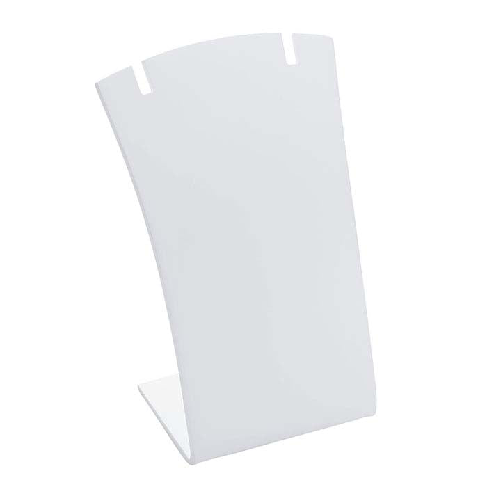 Ματ Λευκή Ακρυλική Βάση για Κρεμαστό ή Σκουλαρίκι