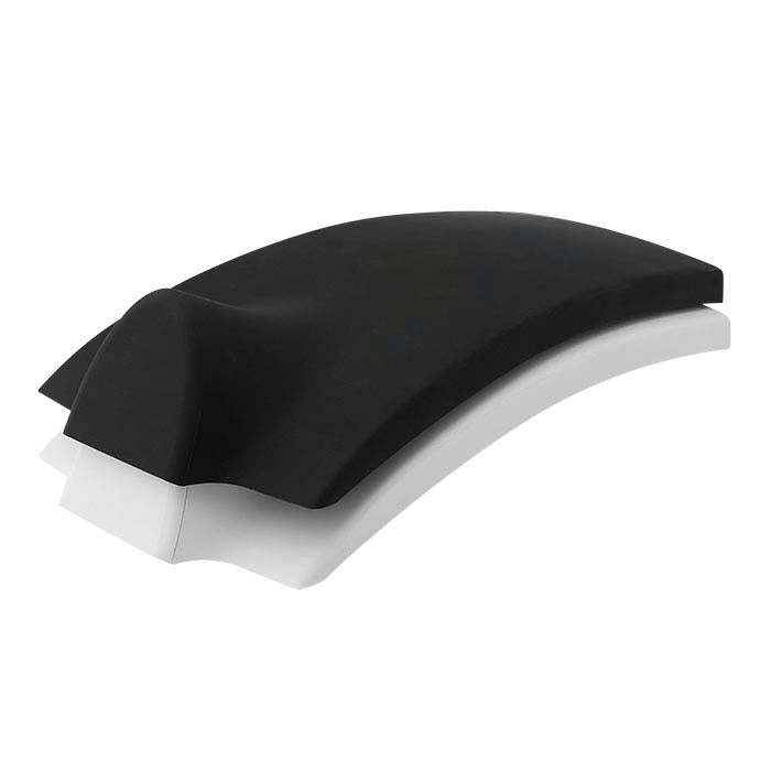 Czarny plastikowy manekin do prezentacji naszyjników podróżny, 342,9 mm