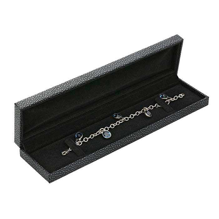 Подарочная коробка для браслета с текстурой ската