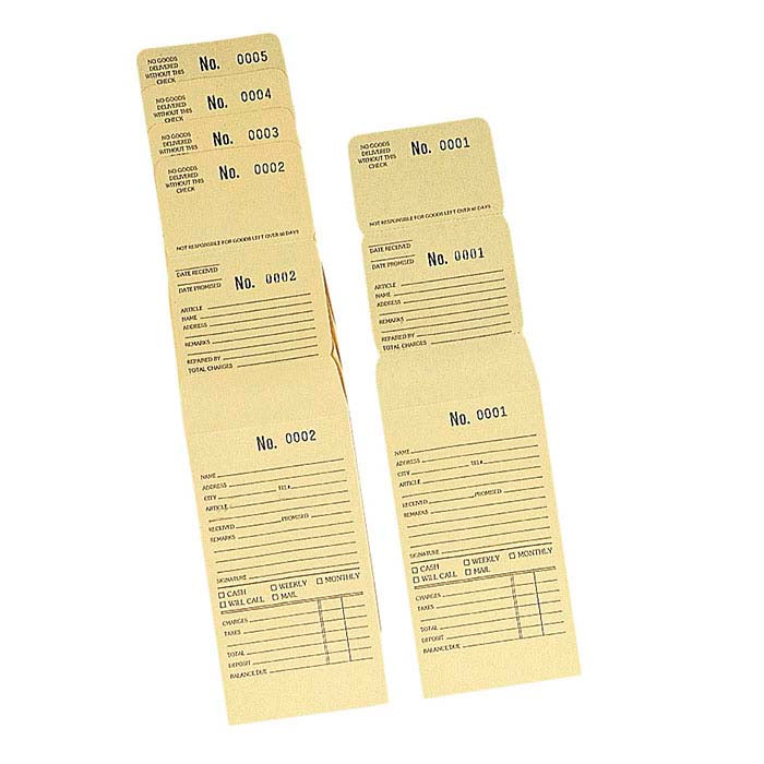 Buff trykte og nummererede reparationskonvolutter, #4001-#5000