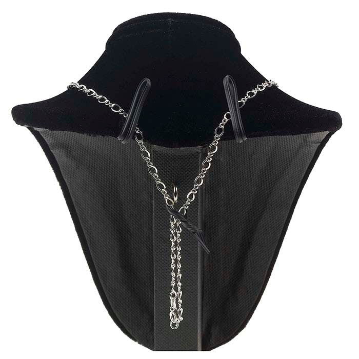Deluxe Black Velvet Necklace Bust Display
