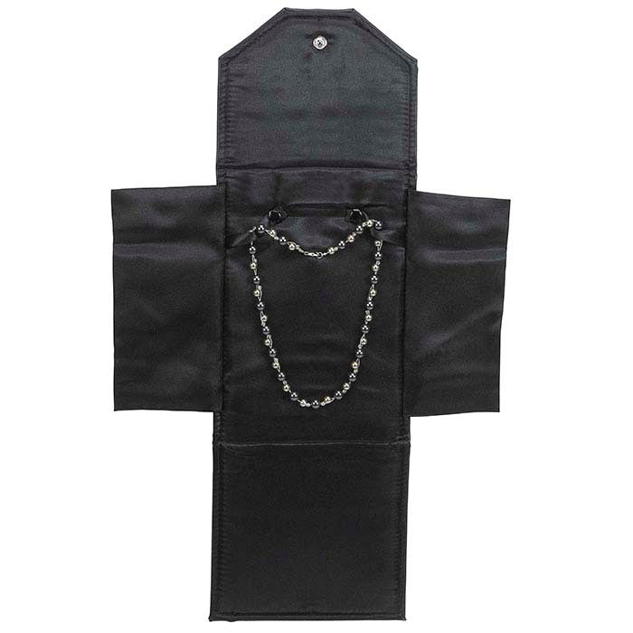 Black Vinyl Large Necklace Folder