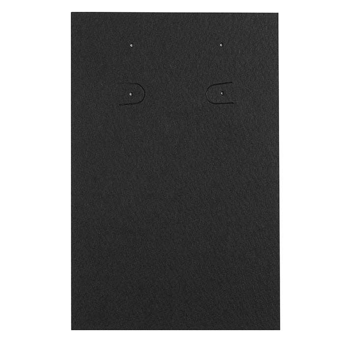 Black Vertical Pierced or Clip Earring Card