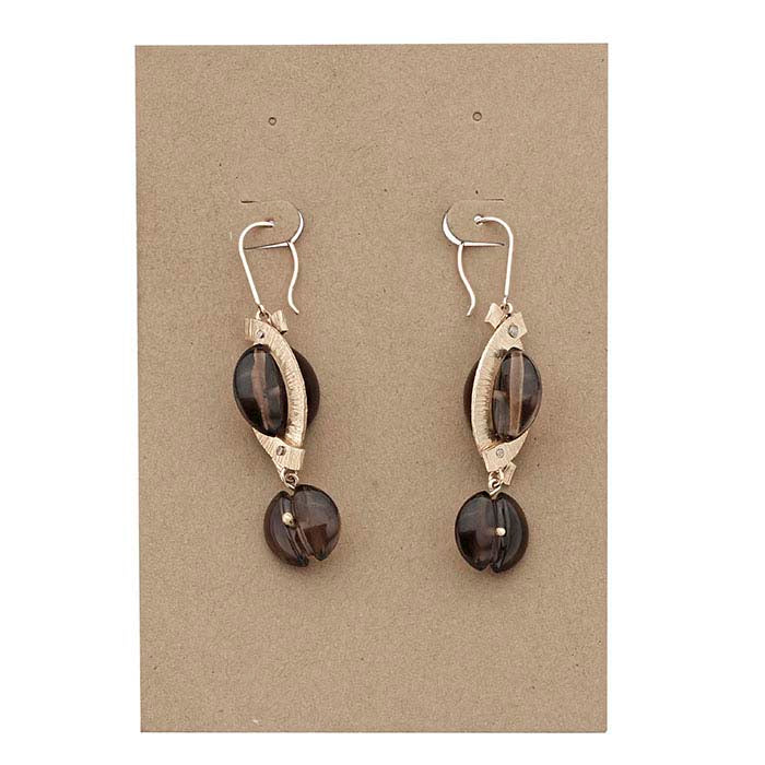 Kraft Vertical Pierced or Clip Earring Card