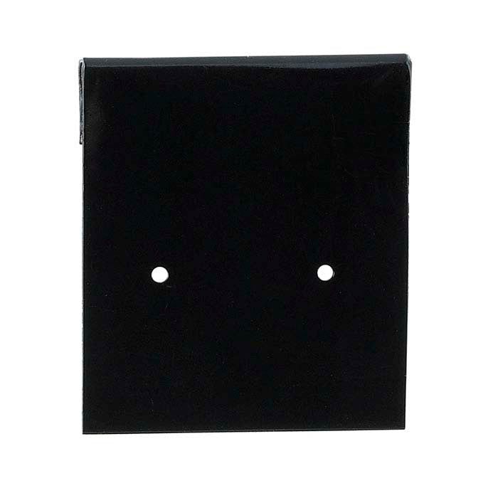 بطاقة أقراط بلاستيكية سوداء للتعليق