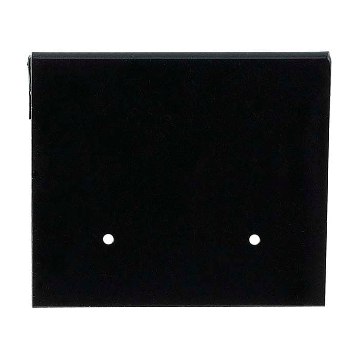 بطاقة أقراط بلاستيكية سوداء للتعليق