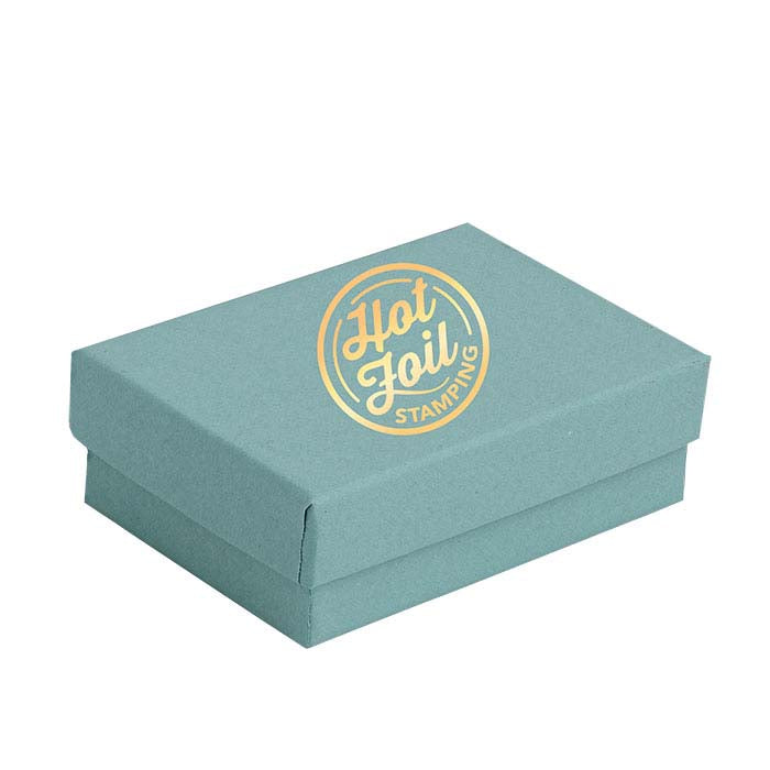 Sea Foam kierrätyspaperista valmistettu lahjarasia 77,79 mm x 53,97 mm x 25,4 mm