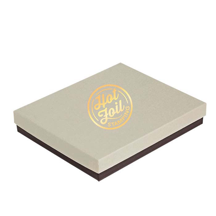 Coffee Shop Coffee and Cream Recycled-Paper Textured 3-1/ W x 3-1/ D x H Gift Box