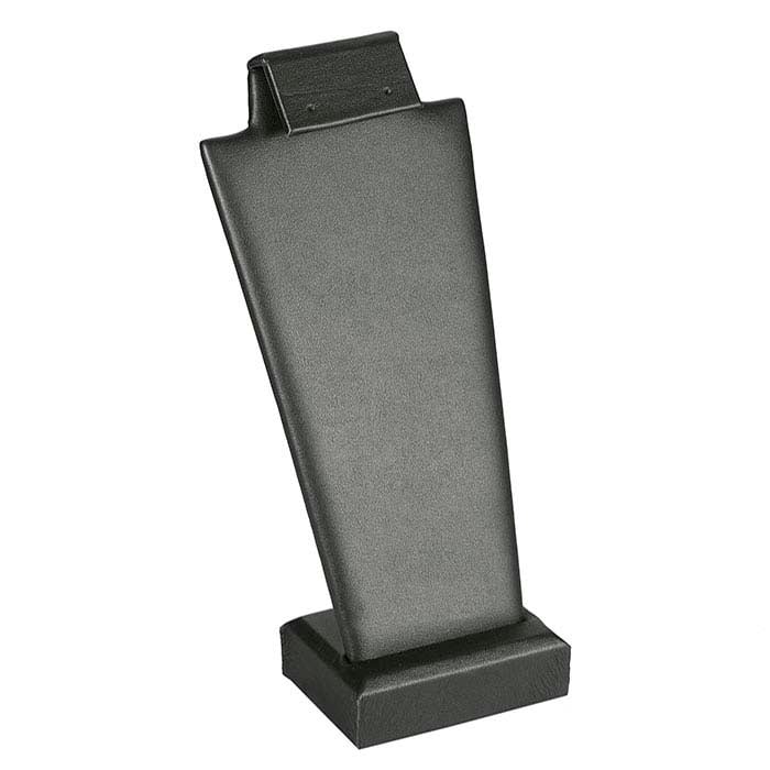 스틸 비엔나 인조 가죽 조합 목걸이 및 귀걸이 디스플레이