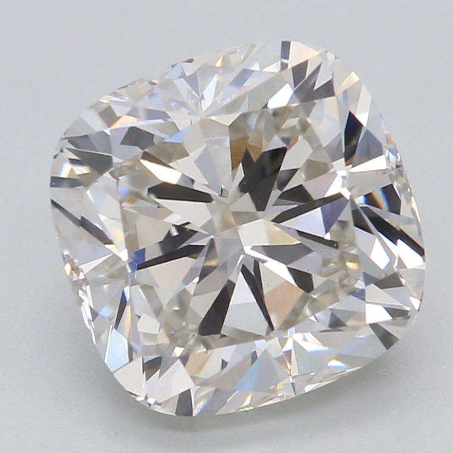 实验室培育钻石 2.70克拉,垫形切割,H色,VS1净度