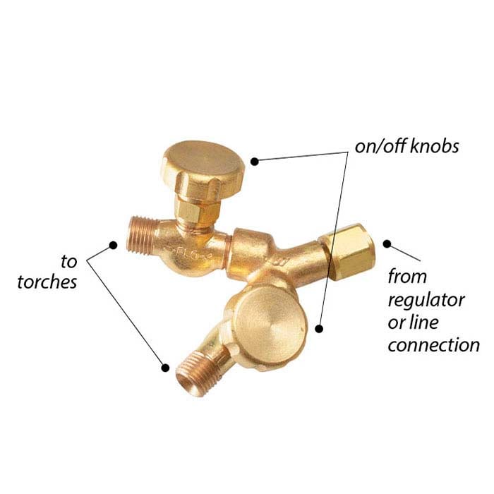 Smith Two-Hose Y-Manifold for Oxygen