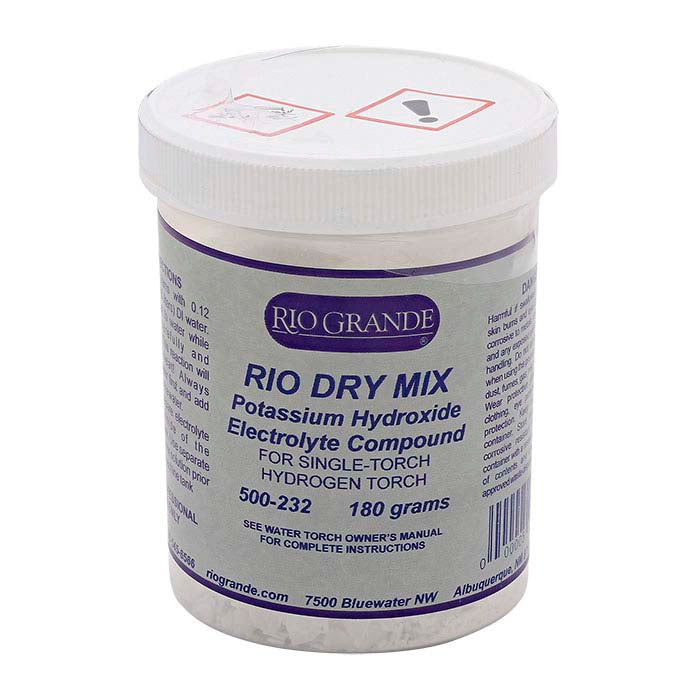 Rio 180g tør blanding kaliumhydroxid elektrolytforbindelse til enkelt-lommelygte brint-svejseanlæg