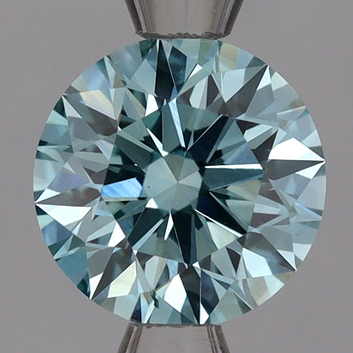 Lab-Grown Diamond 1.31ct, Round, Green, VS2