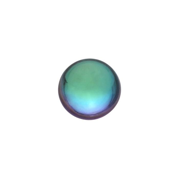 Azotic® Galazio Blue Topaz Round Cabochon