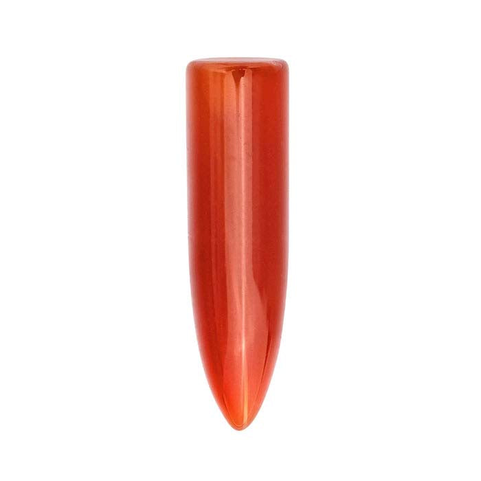 Carnelian 22 x 6mm Bullet Cabochon
