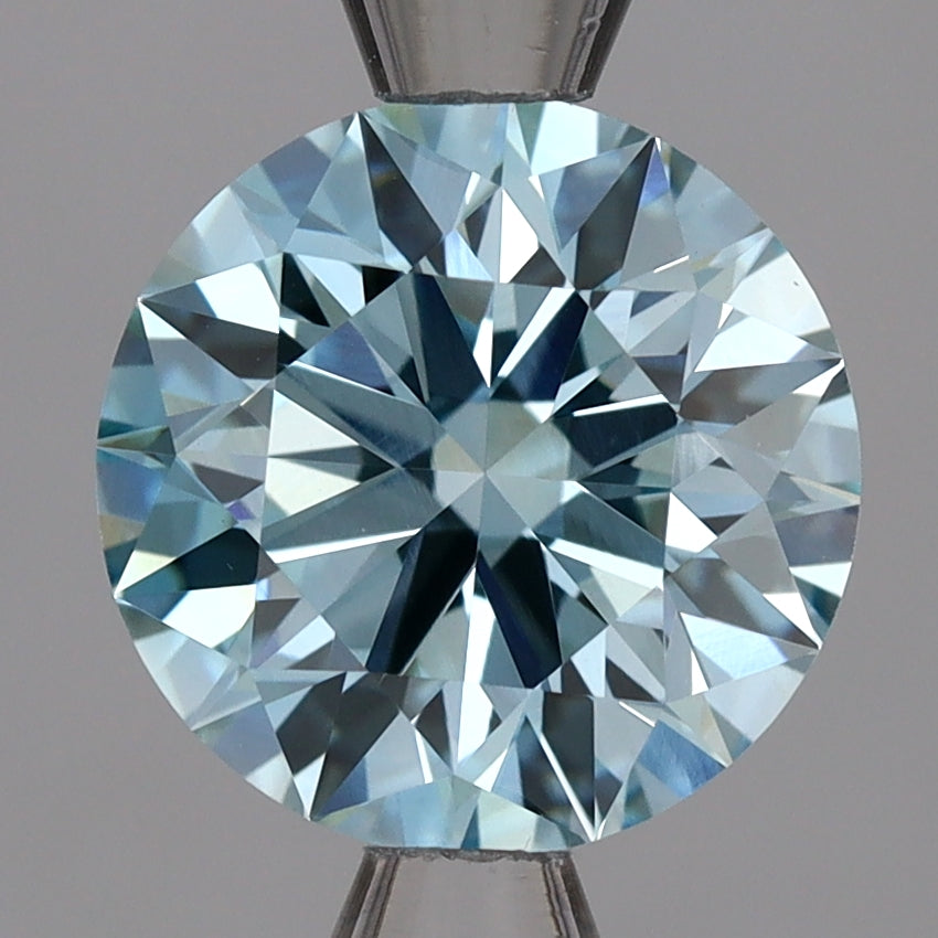 Lab-Grown Diamond 2.01ct, Round, Blue, VVS2