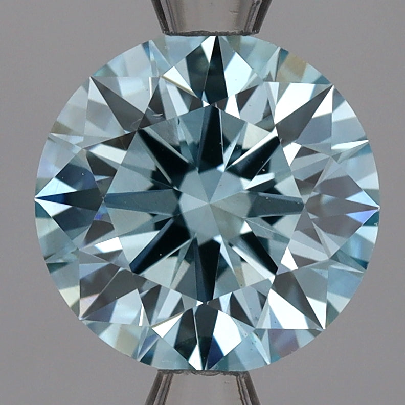 Lab-Grown Diamond 2.05ct, Round, Blue, VS2