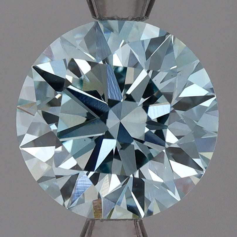 Lab-Grown Diamond 2.03ct, Round, Blue, VS1