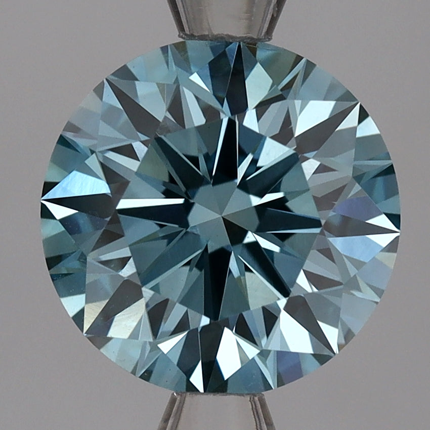 Lab-Grown Diamond 2.51ct, Round, Blue, VS1