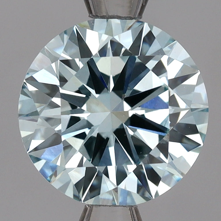 Lab-Grown Diamond 2ct, Round, Green, VVS2