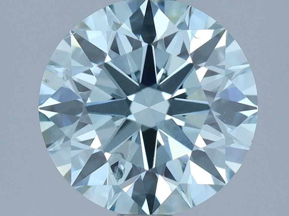 Lab-Grown Diamond 1.93ct, Round, Green, SI1