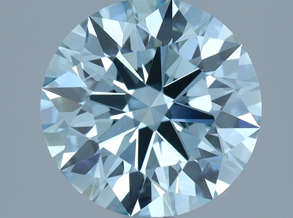 Lab-Grown Diamond 1.93ct, Round, Green, SI1